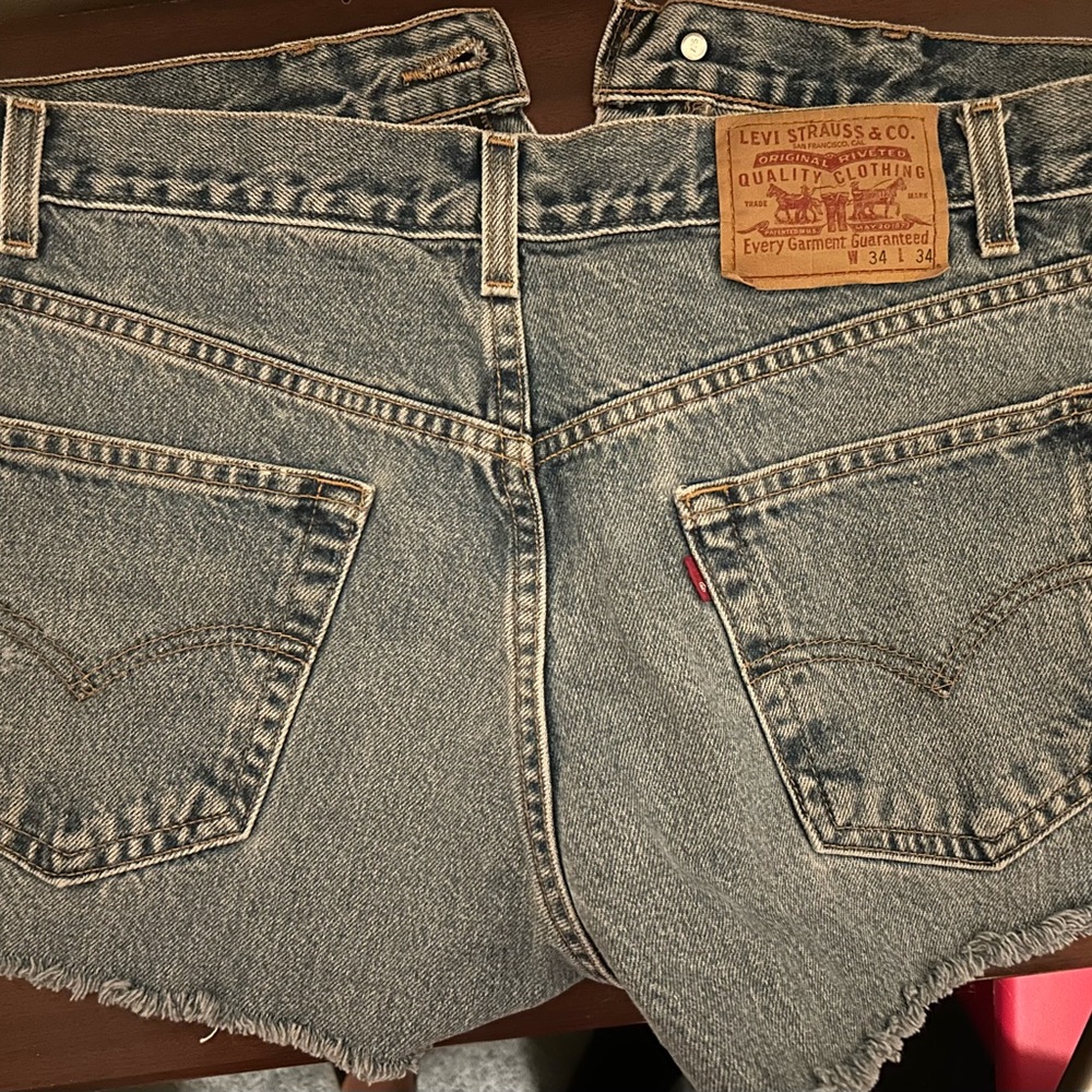 Levi's Women's Blue Denim Shorts